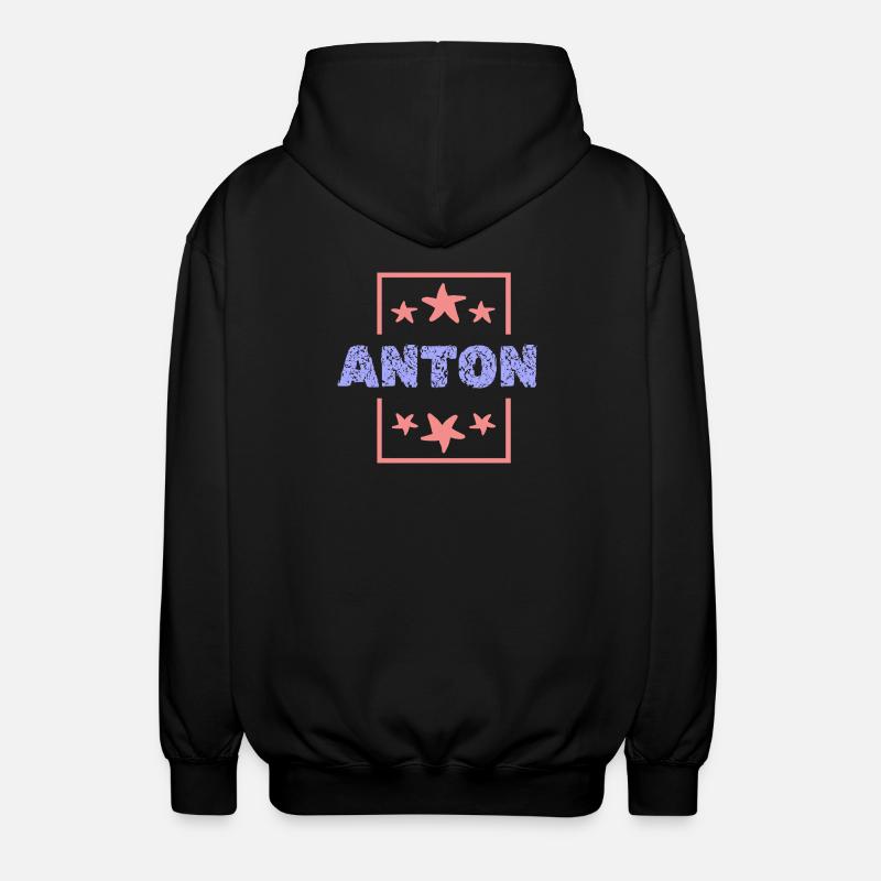 Anton - Unisex Hooded Jacket - black