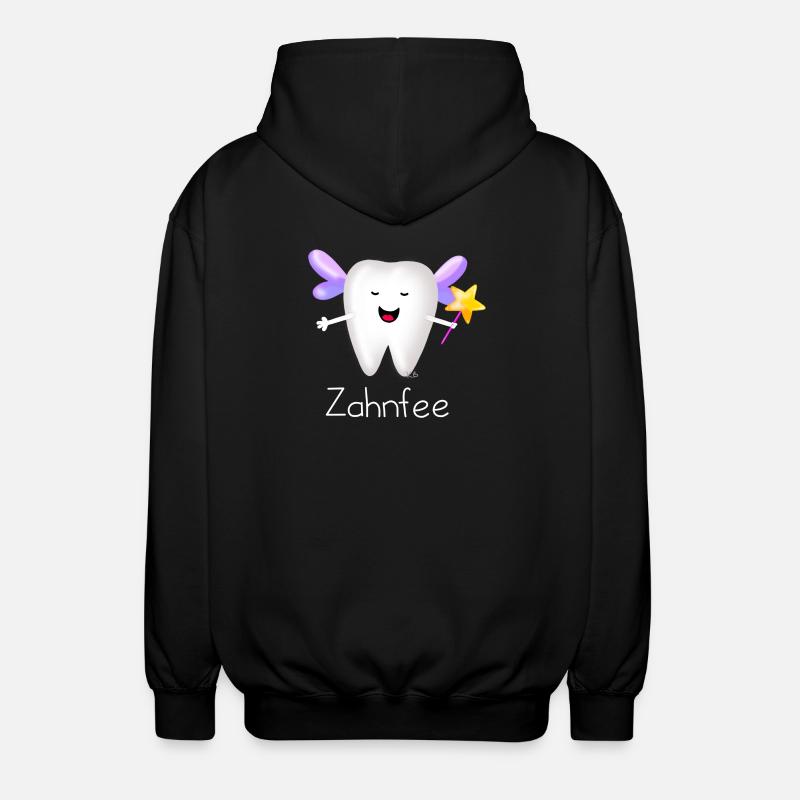 Zahnfee - Unisex Kapuzenjacke - Schwarz