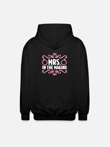 JGA Team Braut Junggesellinnenabschied - Unisex Kapuzenjacke - Schwarz