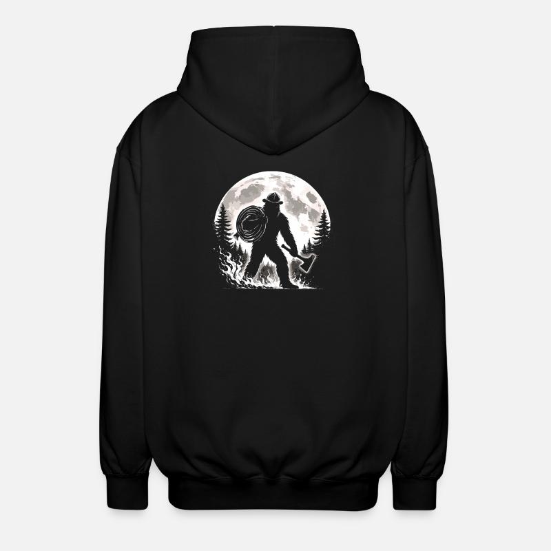 Pompier Bigfoot - Veste à capuche unisexe - noir