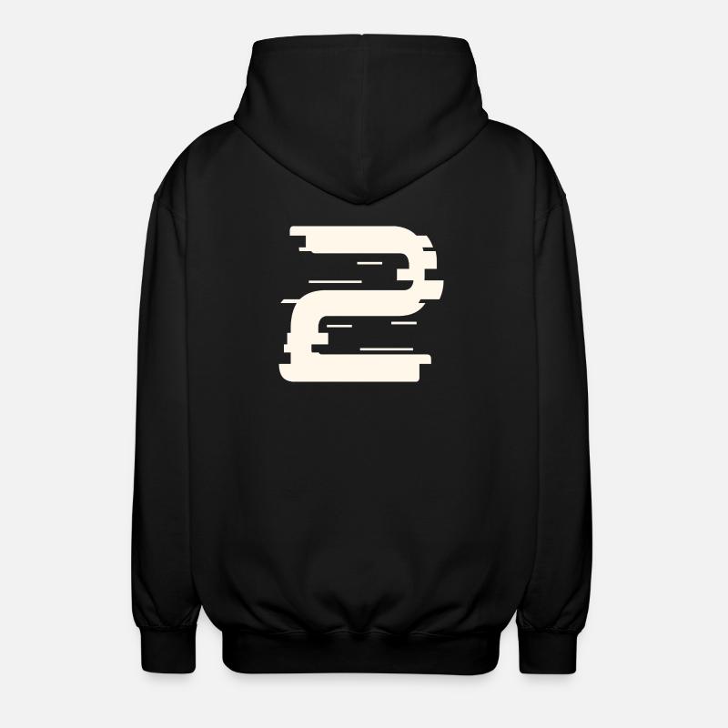 2 - Veste à capuche unisexe - noir