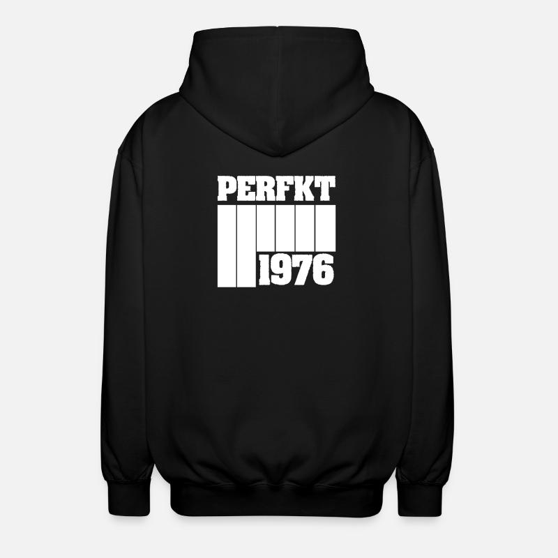 Unique 1976 - Veste à capuche unisexe - noir