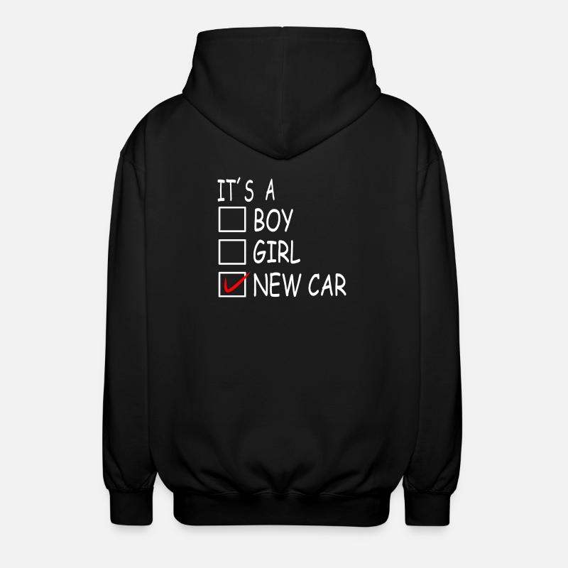 Neues Auto - Unisex Kapuzenjacke - Schwarz