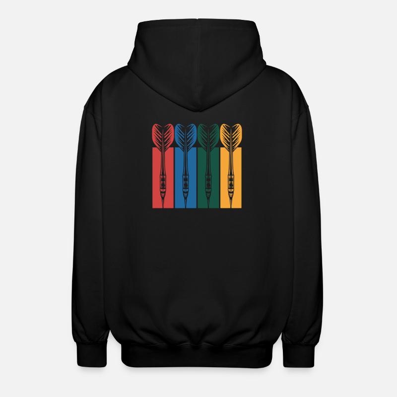 Federkiel-Quartett - Unisex Kapuzenjacke - Schwarz