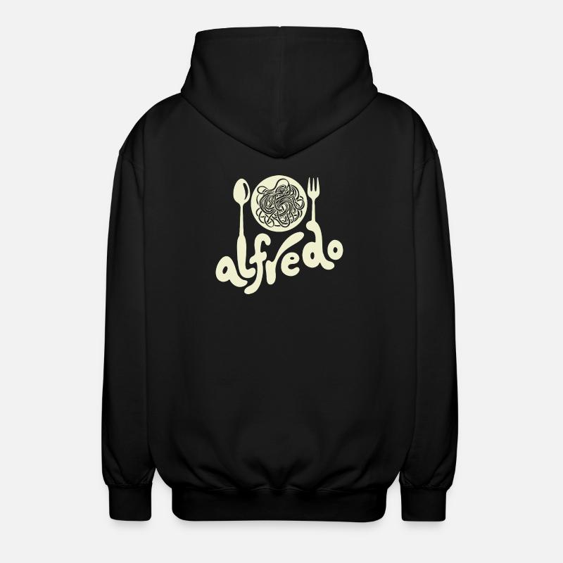 The Only Alfredo- You Need - Unisex Hooded Jacket - black