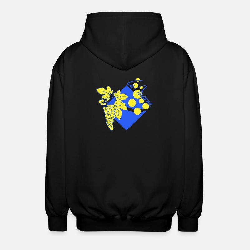 Logo revisité la Marne - Veste à capuche unisexe - noir