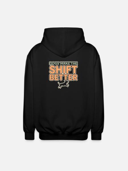 Kennel technician, kennel assistant, animal care - Unisex Hooded Jacket - black