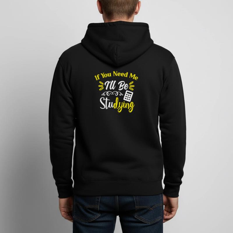 Studying Students Learning Practice Assignment Exams Unisex Hooded Jacket