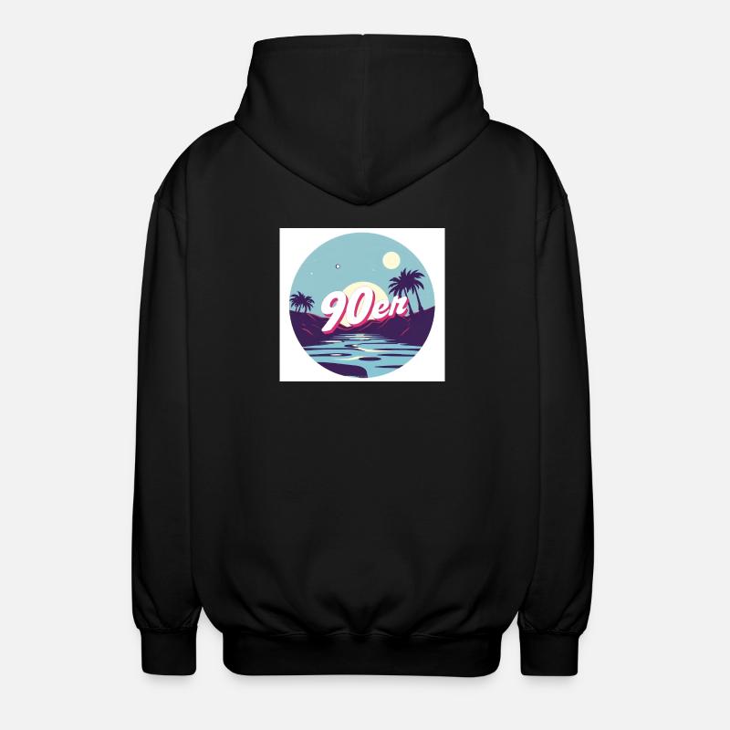 Été des années 90 - Veste à capuche unisexe - noir