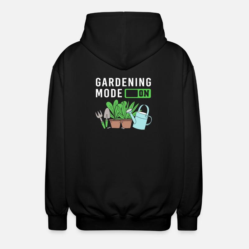 Worms Compost Gift - Unisex Hooded Jacket - black