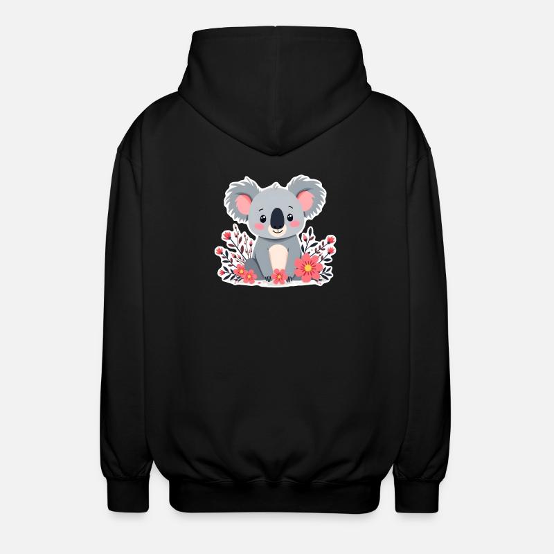 Koala - Veste à capuche unisexe - noir