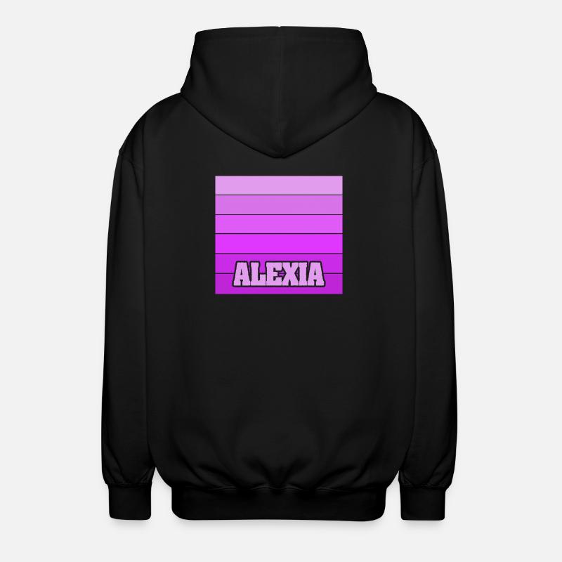Gift for Alexia - Unisex Hooded Jacket - black