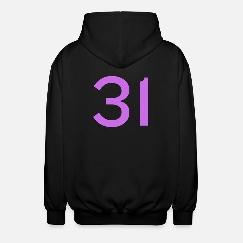 31 - Unisex Kapuzenjacke - Schwarz
