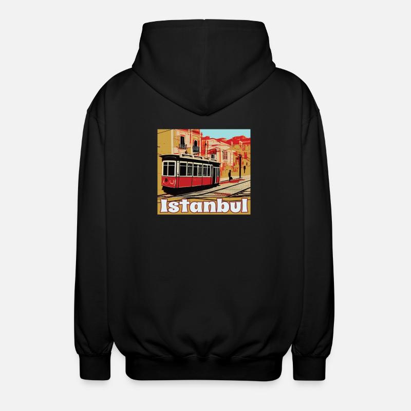 Istanbul - Veste à capuche unisexe - noir