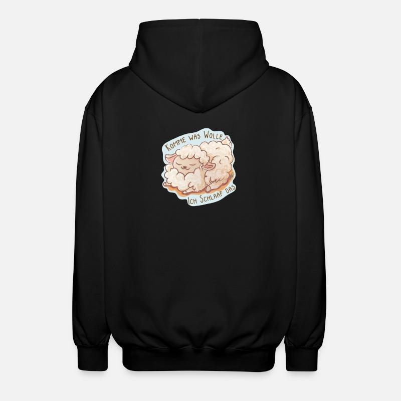 Ich Schlaaf das - Unisex Kapuzenjacke - Schwarz