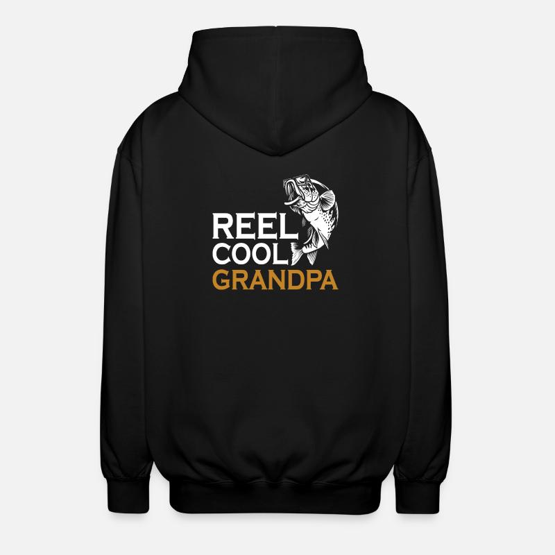 Opa Conquer Angelrolle Cool - Unisex Kapuzenjacke - Schwarz