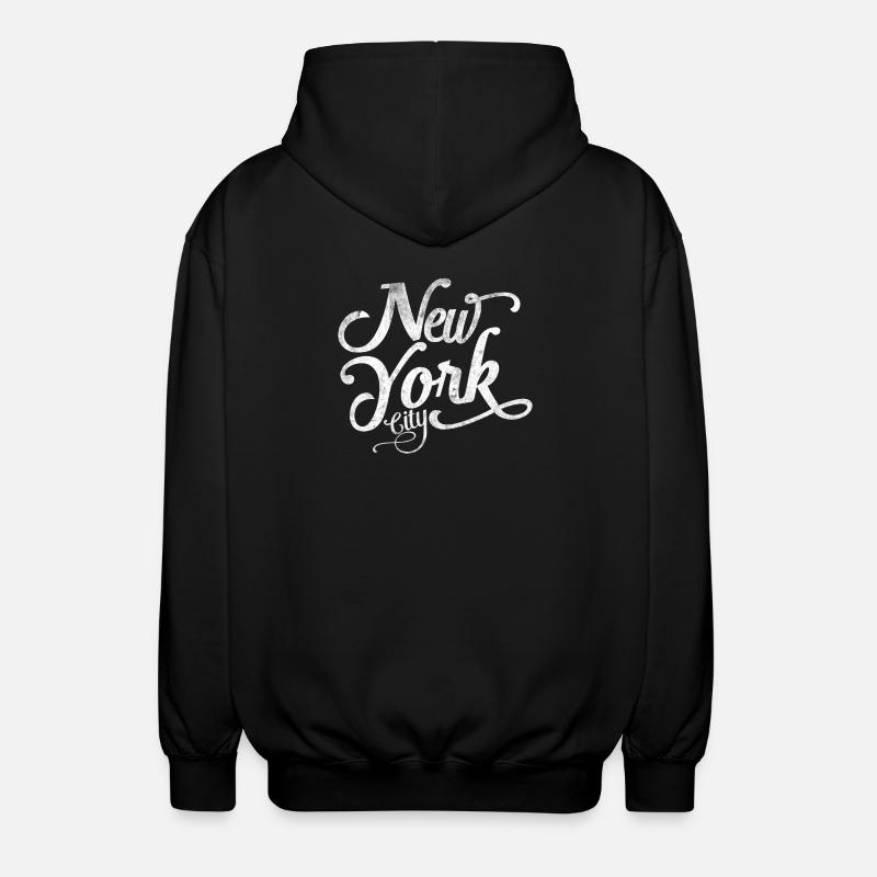 New York - Souvenir classique - Veste à capuche unisexe - noir