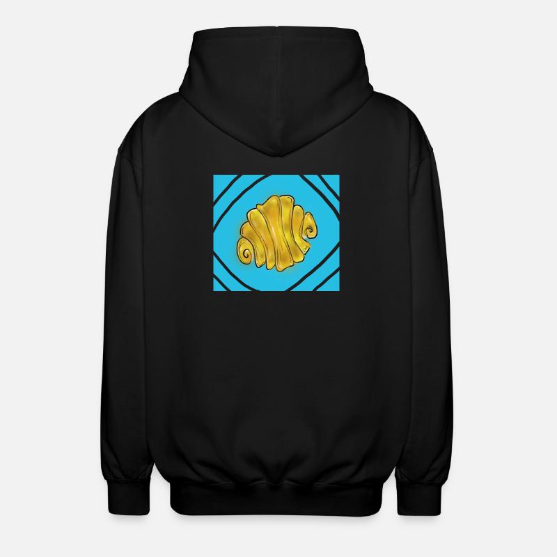 Franzbrötchen - Unisex Kapuzenjacke - Schwarz