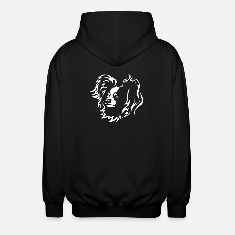 Tête papillon « Black Edition » - Veste à capuche unisexe - noir