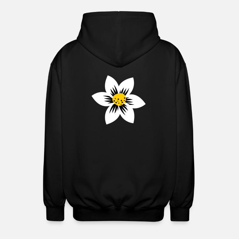 Le pouvoir des fleurs - Veste à capuche unisexe - noir