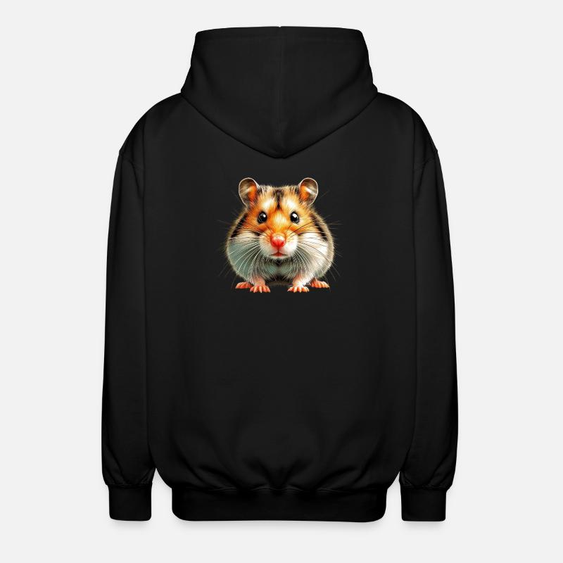 Hamster - Veste à capuche unisexe - noir
