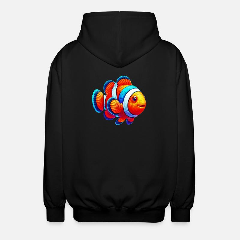 Clownfish - Unisex Hooded Jacket - black