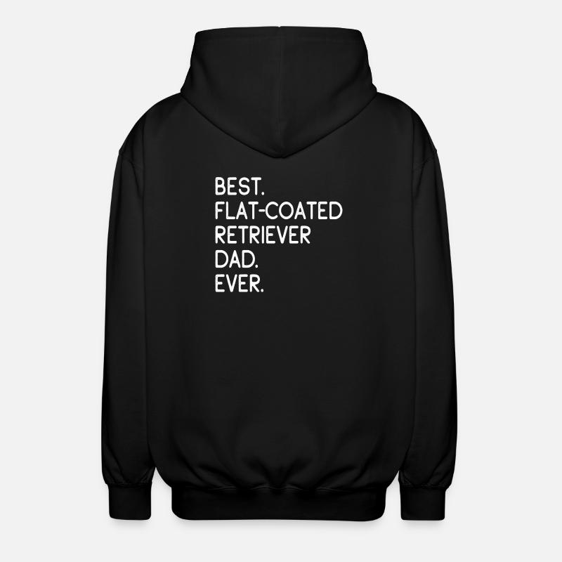 Retriever à poil plat - Veste à capuche unisexe - noir