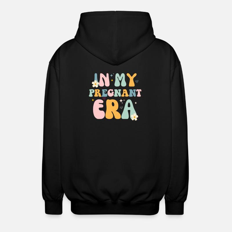 À l’époque de ma grossesse - Veste à capuche unisexe - noir