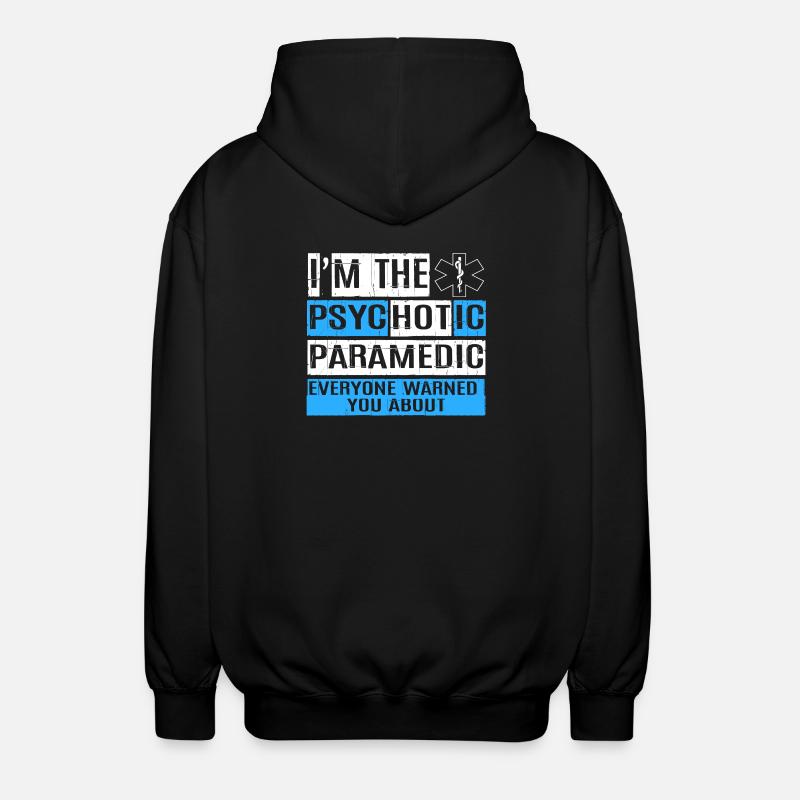 Paramedic - Unisex Hooded Jacket - black