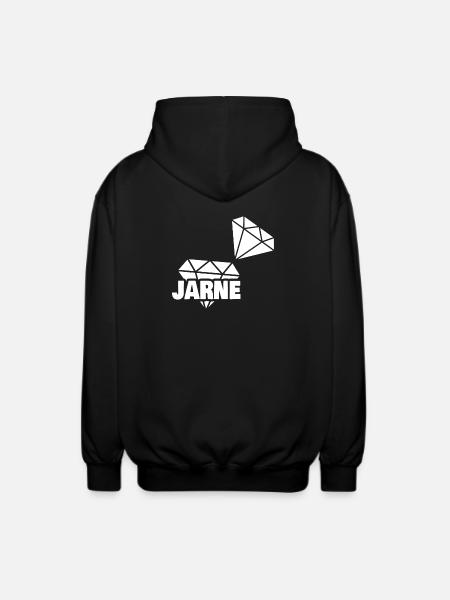 Edel Jarne - Unisex Hooded Jacket - black