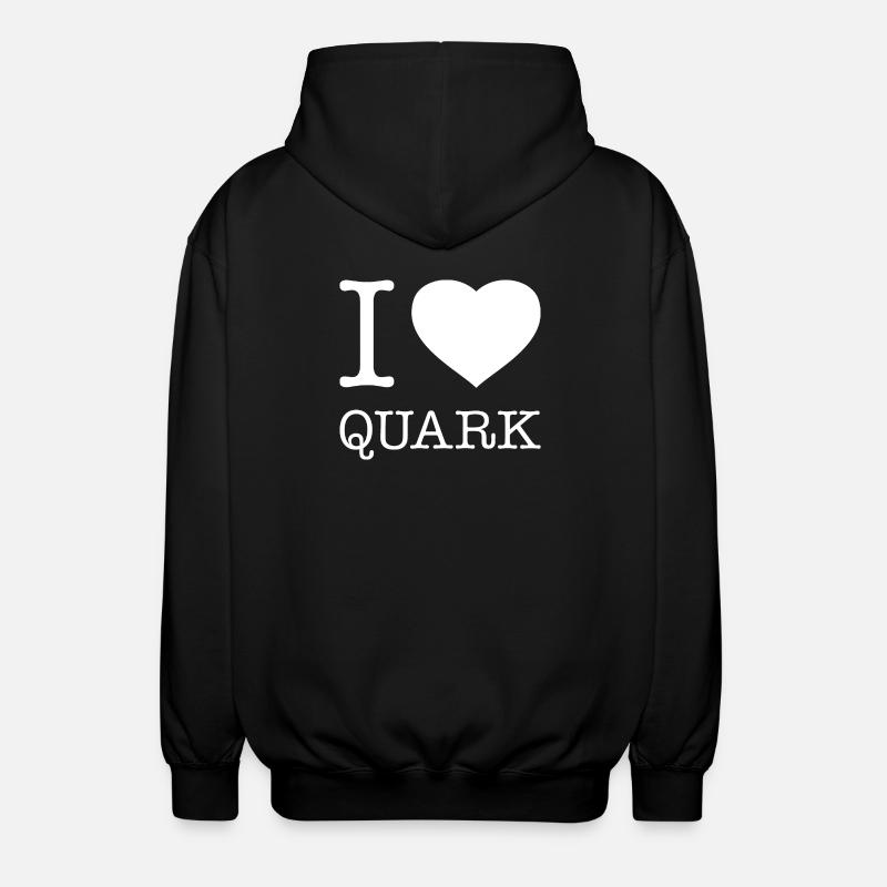 J’ADORE LE QUARK - Veste à capuche unisexe - noir