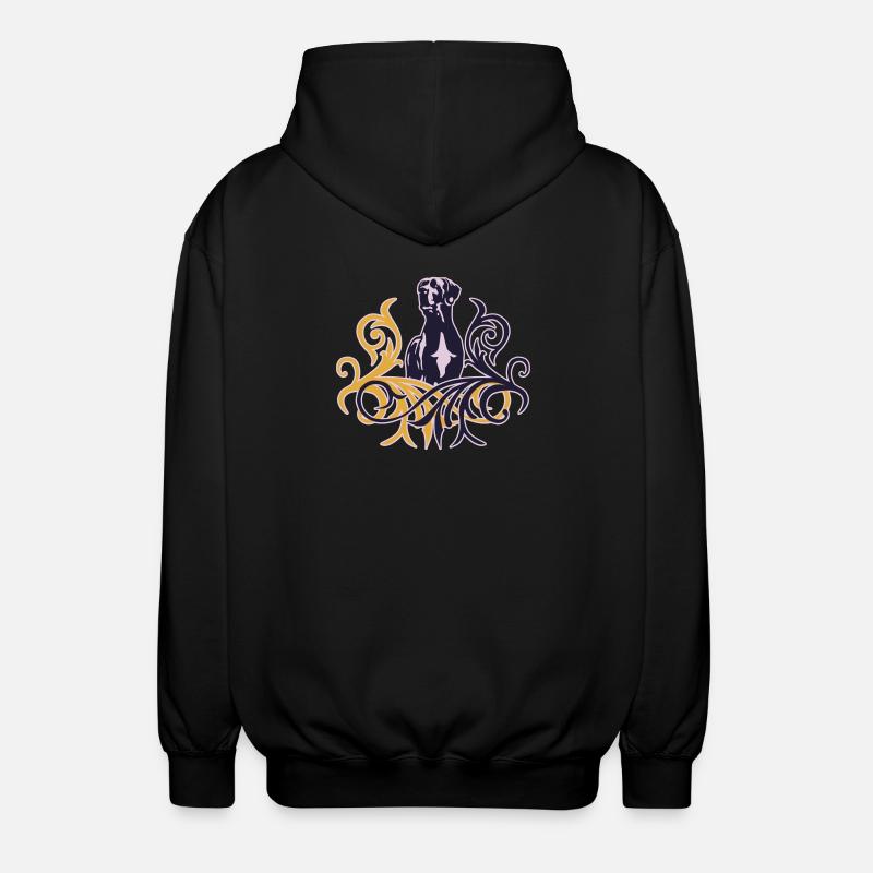 Duitse doggen - Veste à capuche unisexe - noir