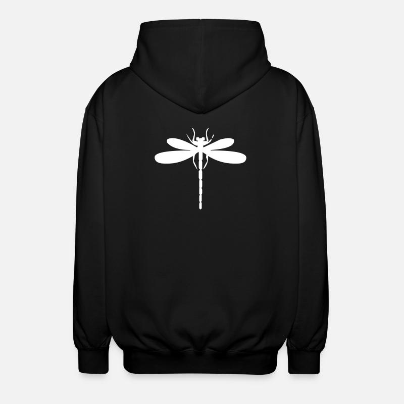 Insecte libellule - Veste à capuche unisexe - noir