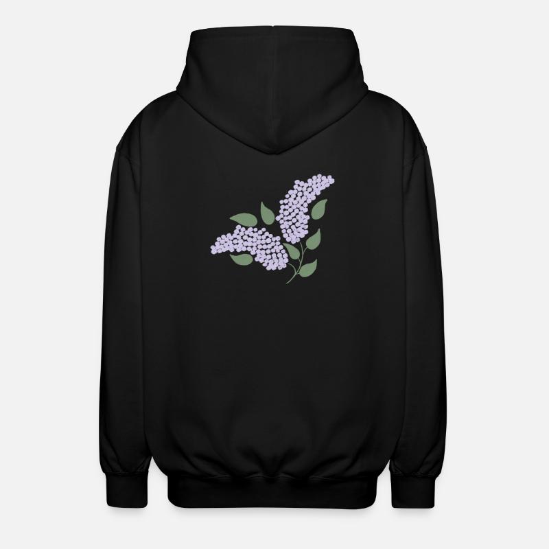Lilas - Veste à capuche unisexe - noir