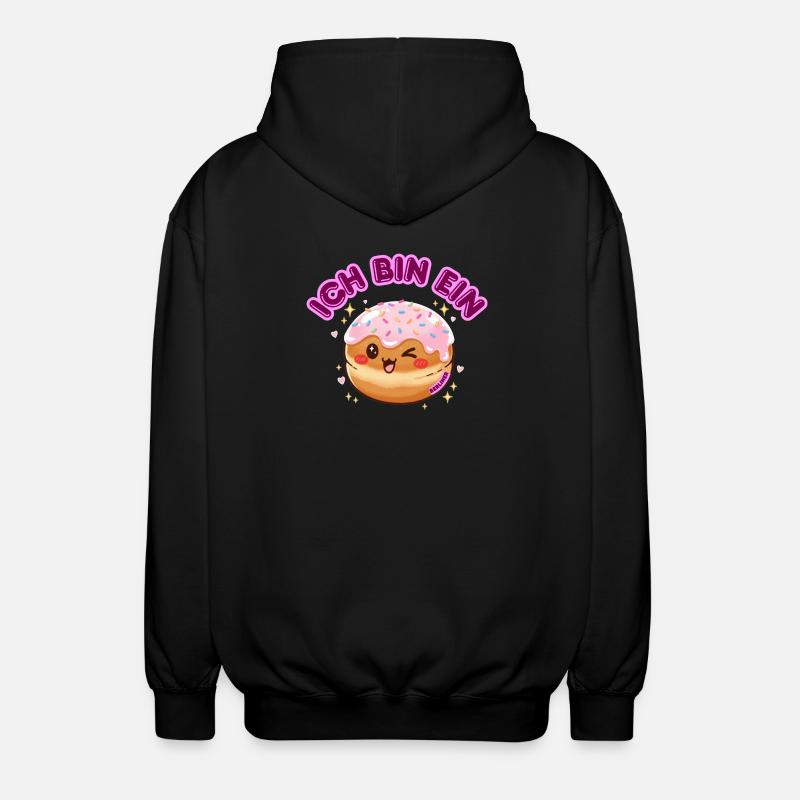 Ich bin ein Berliner - Unisex Kapuzenjacke - Schwarz