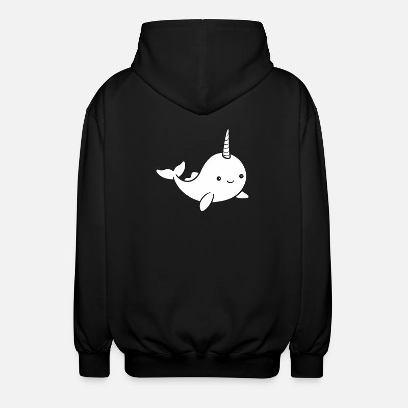 narval - Veste à capuche unisexe - noir