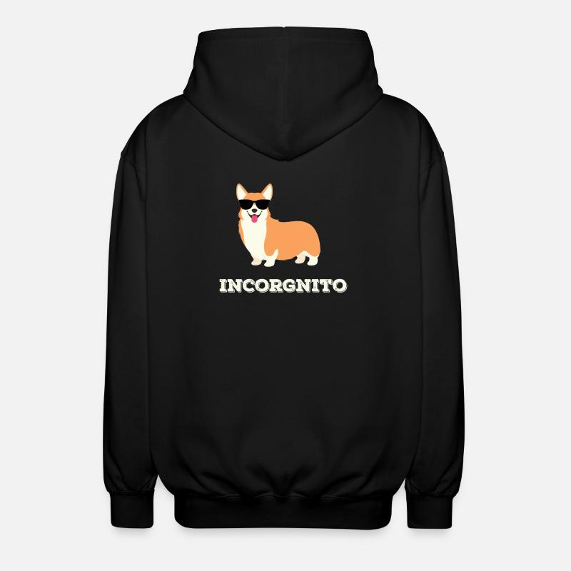 Incorgnito - Unisex Kapuzenjacke - Schwarz