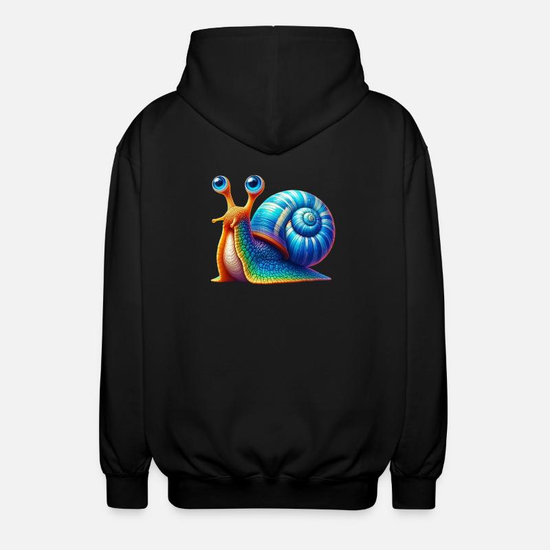 Escargot - Veste à capuche unisexe - noir