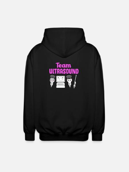Ultrasonic Technician Ultrasonic Technician - Unisex Hooded Jacket - black