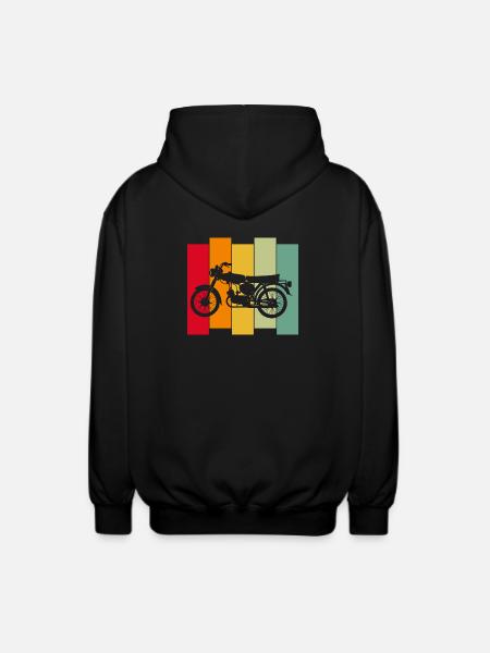 Simsonfahrer Schwalbe Ossi - Unisex Kapuzenjacke - Schwarz