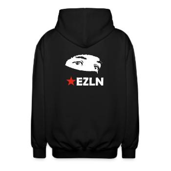 EZLN - Veste à capuche unisexe - noir - Dos - AI Model Male 185 light (185cm)
