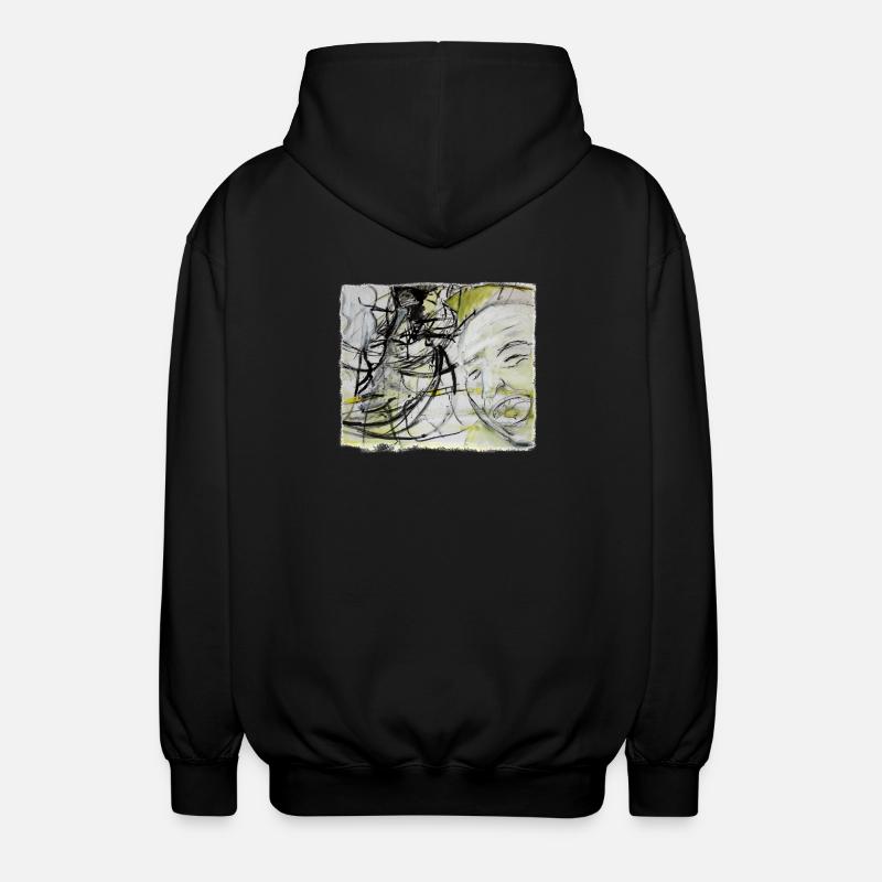 An old man remembers - Unisex Kapuzenjacke - Schwarz