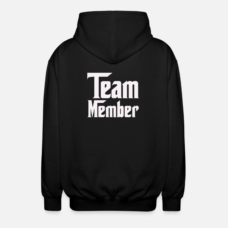 Team Member - Unisex Kapuzenjacke - Schwarz