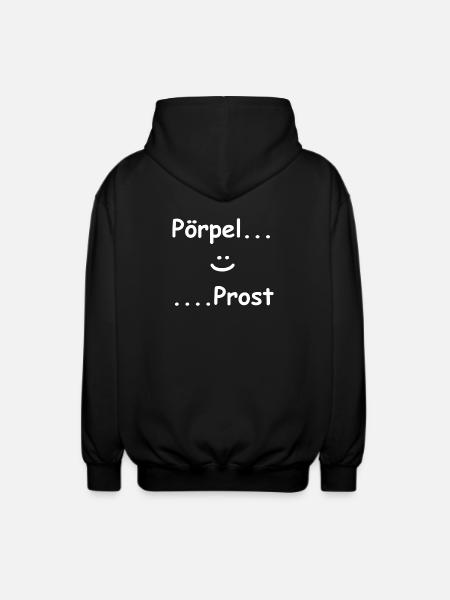 PörpelProst - Unisex Kapuzenjacke - Schwarz