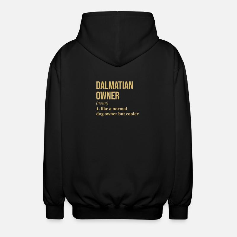 Dalmatiner - Unisex Kapuzenjacke - Schwarz