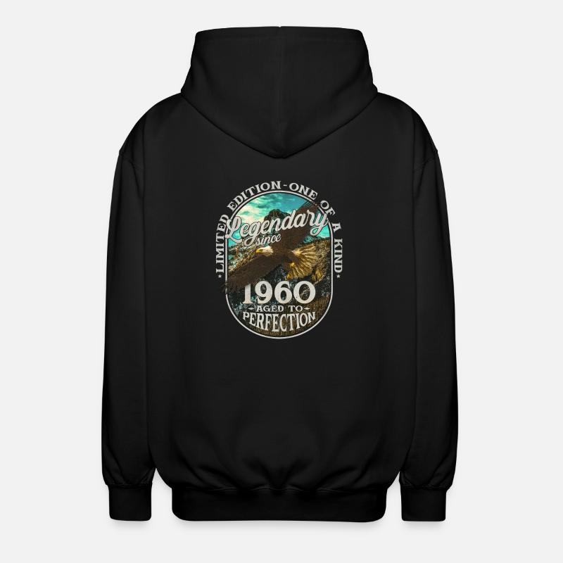 Legendary since 1960 - Unisex Hooded Jacket - black