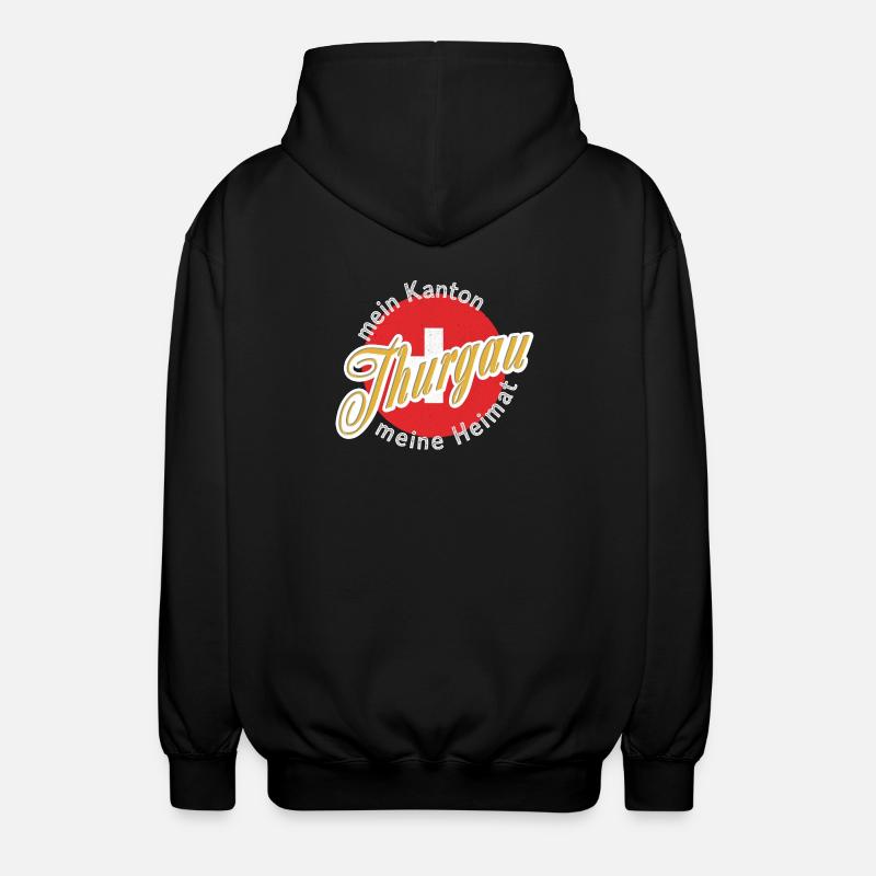 My Home Thurgau Gift - Unisex Hooded Jacket - black