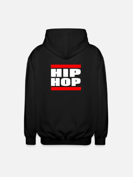 Beat Flow Culture Urban Sound Expression - Unisex Hooded Jacket - black