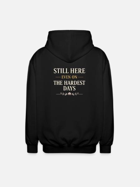 Endometriosis awareness Endo Warrior - Unisex Hooded Jacket - black