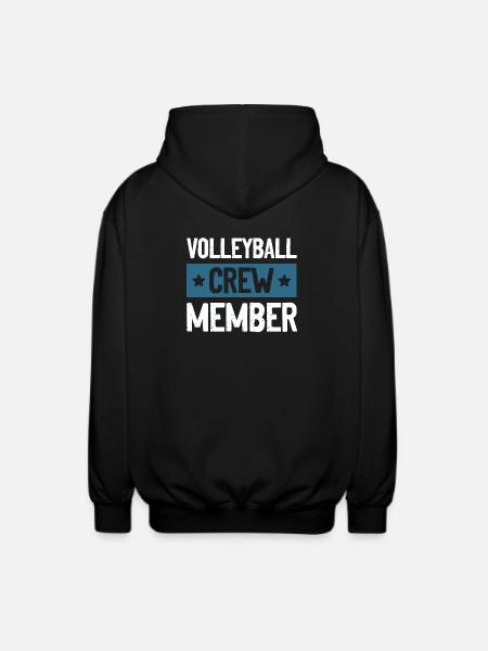 Volleyball Crew - Unisex Kapuzenjacke - Schwarz